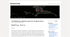 Desktop Screenshot of borkedcode.com